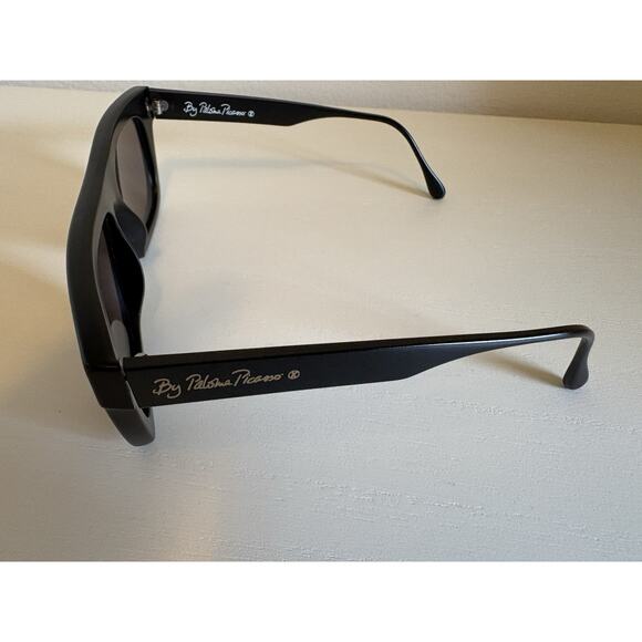 Vintage Paloma Picasso Oversized Black Sunglasses Austria Designer main image 11